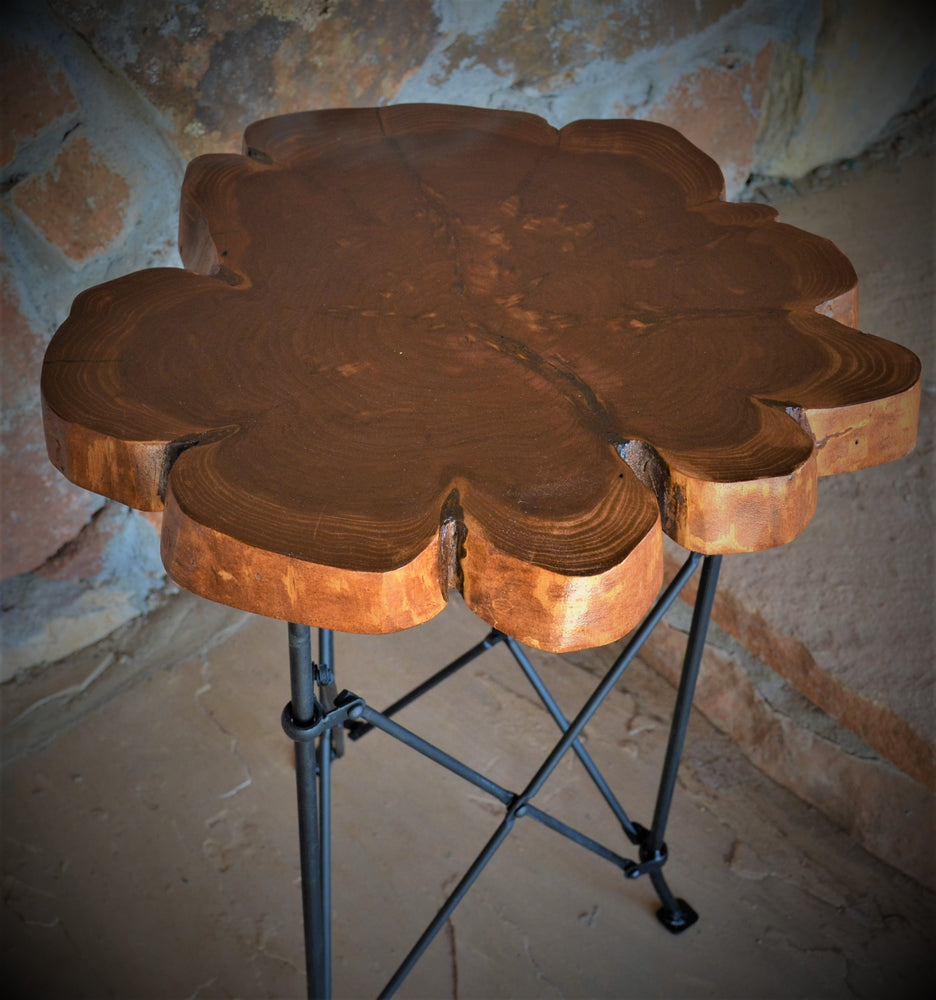 Cedar Live Edge Side Table